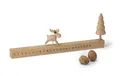 Philippi ELMAR Adventskalender, Buchenholz, L 37 cm, H 14 cm, B 3 cm, Handarbeit
