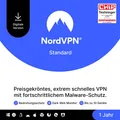 NordVPN Standard VPN + Cybersecurity | 10 Geräte | 1 Jahr | Vollversion Download