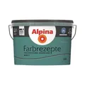 Alpina Wand- und Deckenfarbe Farbrezepte 2,5 Liter Wandfarbe Petrol de Luxe