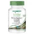 Artischocke-Extrakt 350 mg - 100 Kapseln - 2,5% Cynarin - 100% VEGAN | fairvital