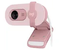 Logitech Brio 100 Webcam Full HD für Meetings und Streaming 1080p 42mm Rosa