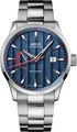 MIDO MULTIFORT III/GR/A/Steel/Blue M0384241104100 Herren Automatikuhr