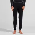 Odlo Funktionshose Leggings Merino (100% Merinowolle, Stoffstärke 200) Unterwäsche schwarz Herren, Größe: S