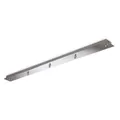 Baldachin LINEAR STANDARD, eckig, 120cm, 5-fach, Überstand-Blende, chrom