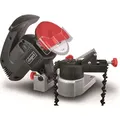 Scheppach Kettenschärfer KS1200 | 200W Leistung | Schleifscheibe- Ø 100mm | Bohrungs- Ø 10mm | großer Funkschutz | kompakte Bauweis | robustes ...