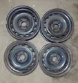 4x Stahlfelge + RDKS Citroen Berlingo Peugeot Partner 6,5J x 15 Zoll ET27 4x108
