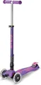 Micro Mobility Maxi Micro Deluxe LED Foldable, Kinder, Dreiradroller, Junge/Mädchen, Asphalt, 50 kg, 3 Rad/Räder