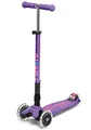 Micro™ Maxi Micro Deluxe Foldable neon LED | Höhenverstellbar & klappbar | Das ORIGINAL | Kinderroller ab 5 Jahre | LED Rollen | Faltbarer Roller für Jungs & Mädchen 5-10 Jahre