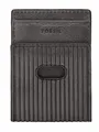 FOSSIL Andrew Card Case Geldbörse Lead Gray Grau Neu