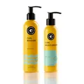 COCUNAT - Curly Methode - Curl Booster + Leave In Conditioner - Locken Gel - Anti Frizz - Spendet Feuchtigkeit, Nährt, Stärkt - Curl Cream - 250ml + 150ml