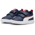 PUMA COURTFLEX V3 V INF Sneaker für sportliche Aktivitäten, mit Textil-Innenmaterial, knöchelhoch blau 24