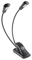Vielseitige K&M 12246 LED Notenpultleuchte FlexLight mit 2x2 LEDs und Klemme