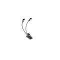 K&M 12246 Notenpultleuchte "Double4 LED FlexLight" - schwarz