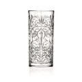 Longdrinkglas, Trinkglas, Wasserglas, 6er Set, RCR Cristalleria Italiana, Tattoo