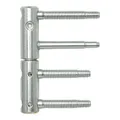 SFS Türband 3-DIM 2-tlg. Bolzen 65 bzw.55mm,Tragkraft 120 kg,ø 20 mm,verzinkt silber