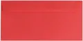 Stylex Schreibwaren Briefumschlag 100 farbige Briefumschläge / Din lang / Farbe: rot