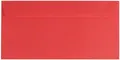 100 farbige Briefumschläge / Din lang / Farbe: rot