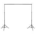 vidaXL Fotohintergrund, Fotostudio-Set mit Softbox-Lampen, Hintergrund und Reflektor