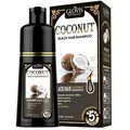 GLOVIS Coconut Dye Shampoo 500ml - Kokosnuss Farbstoff Henna Färbung Shampoo Rebalancing glänzendes schwarzes Haar Sofort-Effekt