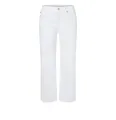 Mac Damen Hose Culotte, gerades Bein, verkürzte Länge Weiss - 36/OL