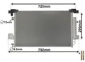 VAN WEZEL Kondensator, Klimaanlage 32005210 für MITSUBISHI Citroën/Peugeot