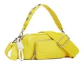 Desigual Half Logo Prad Crossbody Bag Umhängetasche Tasche Yellow gelb Neu