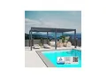 Weide Deluxe Plus Pergola Voll Aluminium freistehend 4 x 6 M Lamellendach anthrazit?