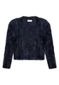 Vera Mont Damen Strickbolero mit Struktur S, Night Sky