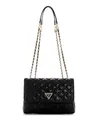 GUESS Giully II Compound Convertible Flap Bag Black