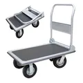 Plattformwagen Transportwagen Transportkarre Paketwagen Luftbereift 300 kg  XXL
