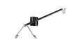 K&M 16295 E-Gitarrenwandhalter schwarz