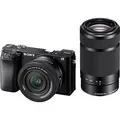 Sony α 6100, 24,2 MP, 6000 x 40000 Pixel, CMOS, 4K Ultra HD, Touchscreen, Schwarz - Schwarz