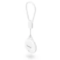 Hama Schlüsselfinder für Apple Wo ist-App (Key Finder mit Bluetooth, Alarm, Handy Schlüsselfinder f. Schlüssel, Geldbeutel, Gepäck, Haustiere, iOS, iPhone, iPod, iPad, austauschbare Knopfzelle) weiß