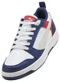 Puma Rebound V6 LO JR Sneaker, Blaue Juwelen-Feather/Grau-Weiß, Größe 39, Blaue Schmucksteine, Federgrau, Puma Weiß, 6 UK