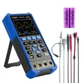 OWON HDS2102S Handoszilloskop, 100MHz Bandbreite tragbares 3 in 1 Digitalmultimeter Oszilloskop, 20000 Zählungen mit 2 Kanal USB Typ C und 3,5 Zoll LCD Display(oszilloskop+multimeter+Generator)