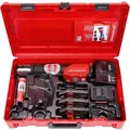 Rothenberger ROMAX 4000 elektrohydraulische Fitting - Pressmaschine Set Basic mit Pressbacken M 15-22-28mm