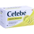 CETEBE Vitamin C Retardkapseln 500 mg, 60 St PZN 03884287