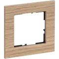 Legrand 766141 SEANO Natura 1-fach Rahmen aus Echtmaterial, Eiche hellbraun