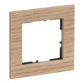 LEGRAND, SEANO Natura 1-fach Rahmen aus Echtmaterial, nachhaltige Produktion und Verpackung, Designausführung: Eiche hellbraun, 766141