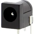 2.1mm x 5,5mm Hohlstecker für Breadboards / DC barrel jack / Einbaukupplung