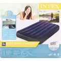 Intex 64757 Einzelbett Luftmatratze Luftbett Classic Downy 99x191x25 - Blau