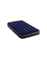 Intex 64757E Dura-Beam Standard Downy Luftmatratze: Fiber-Tech – Doppelbettgröße – 25,4 cm Betthöhe – 136,1 kg Tragkraft – Pumpe separat erhältlich in Blau