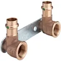 Viega Sanpress Montageeinheit 308674 15 mm x Rp 1/2 x 100 mm, Rotguss oder