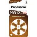 Hörgeräte-Batterien 6-er Box PR 312 H