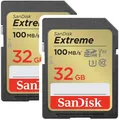 SanDisk Extreme SD UHS-I Speicherkarten 32 GB - 2 Pack
