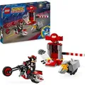 LEGO Sonic the Hedgehog Shadow the Hedgehog Flucht, Set mit Motorrad-Spielzeug und Figuren aus dem Videospiel, Geschenk für Gamer und Fans ab 8 Ja... - Bronze