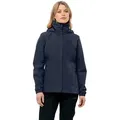 Jack Wolfskin Regenjacke STORMY POINT 2L JKT W Wasserdicht, winddicht, Übergangsjacke blau XL (44/46)
