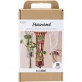 Creativ Bastelset Makramee, Blumenaufhänger, 1 Packung