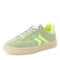 Tamaris Damen Sneaker Low Leder, grün, 41 EU