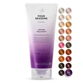 FOUR REASONS Color Mask, Plum (27 Colors) – Hair Gloss & Color Depositing Conditioner – Semi Permanent Purple Hair Toner for Color-Treated Hair Color For Women – Vegan & Cruelty-Free – 200 ml